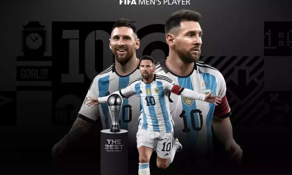 Messi là cầu thủ xuất sắc nhất FIFA năm 2023